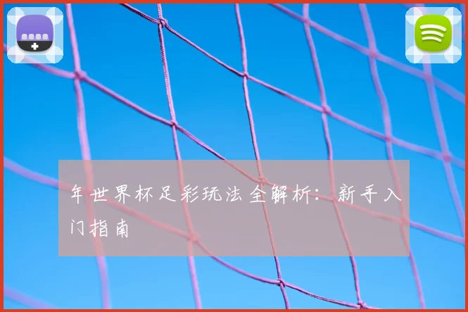 年世界杯足彩玩法全解析：新手入门指南